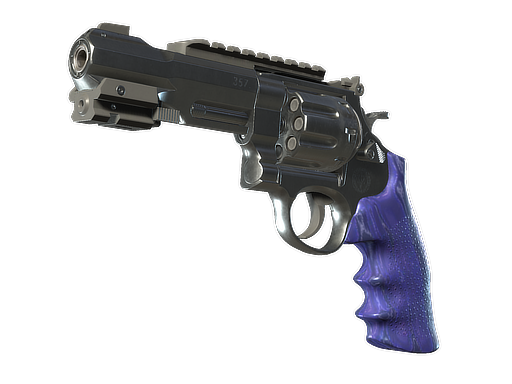 Souvenir R8 Revolver | Cobalt Grip (Well-Worn) — изображение скина CS2, редкость Consumer Grade