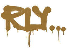 Sealed Graffiti | Rly (Desert Amber) — CS2 skin image, Base Grade rarity