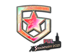 Sticker | Gambit Gaming (Holo) | Stockholm 2021 — CS2 skin image, Remarkable rarity