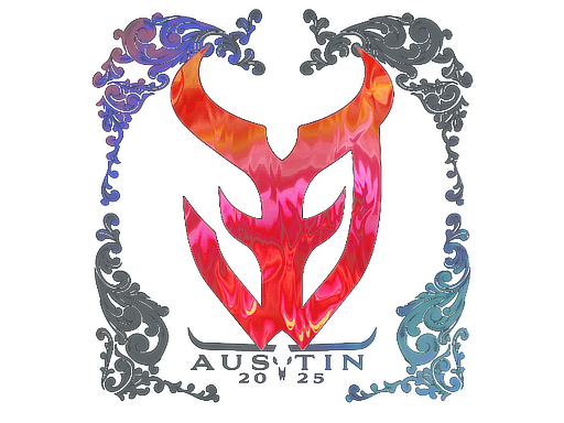 Sticker | 3DMAX (Holo) | Austin 2025 — CS2 skin image, Exotic rarity