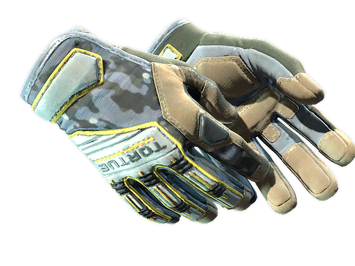 ★ Specialist Gloves | Lt. Commander (Well-Worn) — изображение скина CS2, редкость Extraordinary