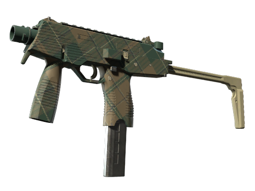 MP9 | Green Plaid (Field-Tested) — изображение скина CS2, редкость Consumer Grade