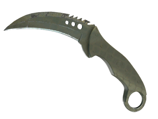 ★ StatTrak™ Talon Knife | Safari Mesh (Well-Worn) — CS2 skin image