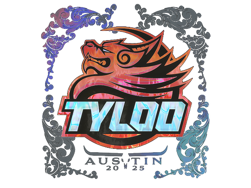 Sticker | TYLOO (Holo) | Austin 2025 — CS2 skin image, Exotic rarity