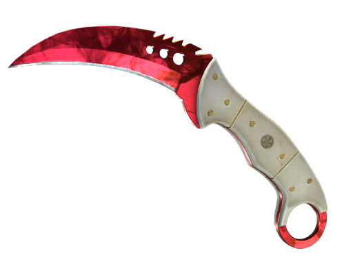 ★ Talon Knife | Doppler Ruby (Factory New) — CS2 skin image, Covert rarity