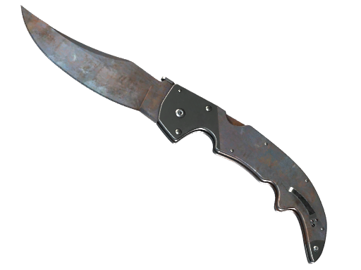 ★ StatTrak™ Falchion Knife | Rust Coat (Well-Worn) — CS2 skin image