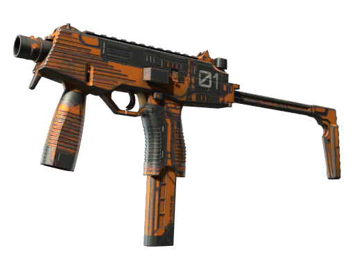 MP9 | Modest Threat (Well-Worn) — изображение скина CS2, редкость Mil-Spec Grade