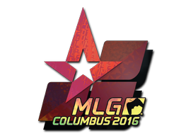 Sticker | Astralis (Holo) | MLG Columbus 2016 — CS2 skin image, Remarkable rarity