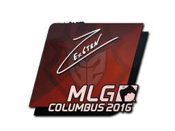 Sticker | Ex6TenZ | MLG Columbus 2016 — CS2 skin image, High Grade rarity