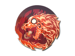 Sticker | Baby Howl — CS2 skin image, High Grade rarity