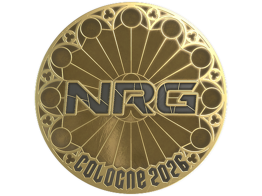 Sticker | NRG (Gold) | Cologne 2026 — CS2 skin image, Extraordinary rarity