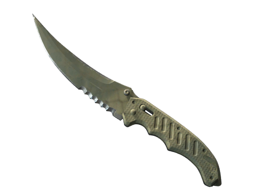 ★ StatTrak™ Flip Knife | Safari Mesh (Field-Tested) — CS2 skin image