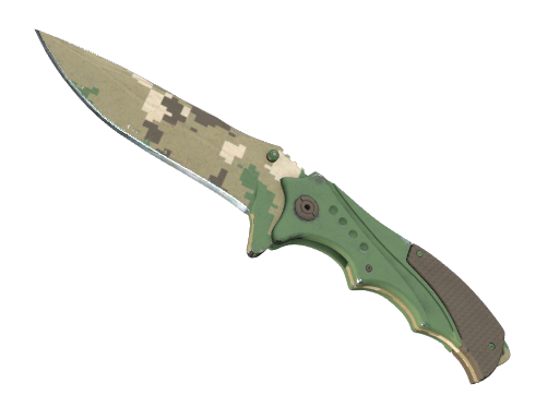 ★ StatTrak™ Nomad Knife | Forest DDPAT (Battle-Scarred) — CS2 skin image