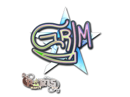 Sticker | Grim (Holo) | Paris 2023 — CS2 skin image, Exotic rarity