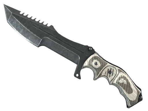 ★ StatTrak™ Huntsman Knife | Black Laminate (Field-Tested) — CS2 skin image