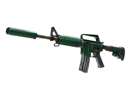 M4A1-S | Electrum (Well-Worn) — изображение скина CS2, редкость Restricted