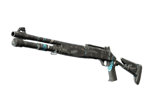 Souvenir XM1014 | Blue Tire (Battle-Scarred) — изображение скина CS2, редкость Consumer Grade