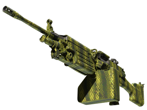M249 | Gator Mesh (Minimal Wear) — изображение скина CS2, редкость Industrial Grade