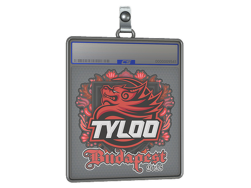 Sticker Slab | TYLOO | Budapest 2025 — CS2 skin image, High Grade rarity