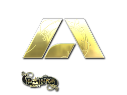 Sticker | Apeks (Gold) | Paris 2023 — CS2 skin image, Extraordinary rarity