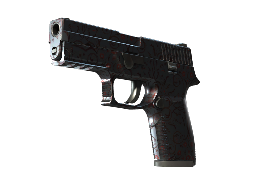 Souvenir P250 | Dark Filigree (Minimal Wear) — изображение скина CS2, редкость Industrial Grade
