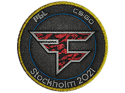 Patch | FaZe Clan | Stockholm 2021 — CS2 skin image, High Grade rarity