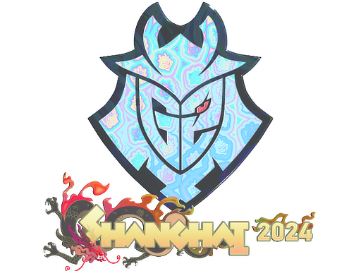 Sticker | G2 Esports (Holo) | Shanghai 2024 — CS2 skin image, Exotic rarity