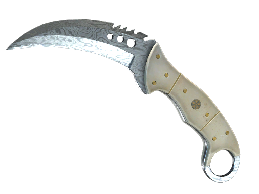★ StatTrak™ Talon Knife | Damascus Steel (Minimal Wear) — CS2 skin image