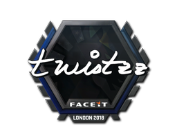 Sticker | Twistzz | London 2018 — CS2 skin image, High Grade rarity