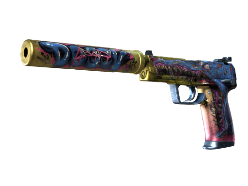 Souvenir USP-S | Jawbreaker (Battle-Scarred) — изображение скина CS2, редкость Classified