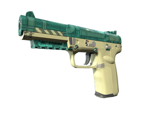 Five-SeveN | Coolant (Well-Worn) — изображение скина CS2, редкость Consumer Grade
