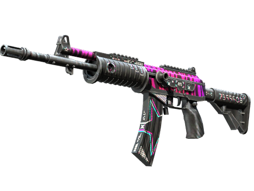 StatTrak™ Galil AR | Chromatic Aberration (Battle-Scarred) — изображение скина CS2, редкость Classified