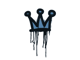 Sealed Graffiti | Little Crown (Monarch Blue) — CS2 skin image, Base Grade rarity