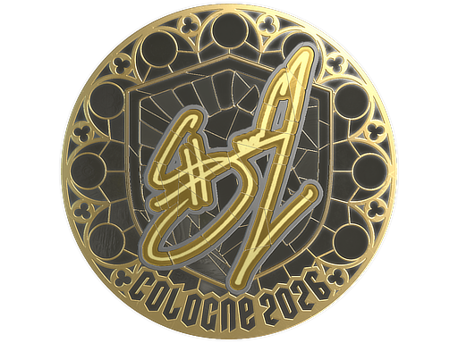 Sticker | siuhy (Gold) | Cologne 2026 — CS2 skin image, Extraordinary rarity