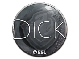 Sticker | DickStacy | Katowice 2019 — CS2 skin image, High Grade rarity