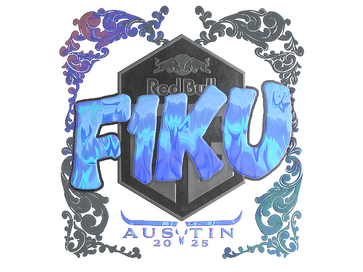 Sticker | F1KU (Holo) | Austin 2025 — CS2 skin image, Exotic rarity