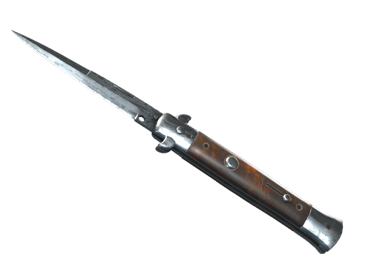 ★ Stiletto Knife | Damascus Steel (Factory New) — изображение скина CS2, редкость Covert