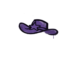 Sealed Graffiti | Sheriff (Monster Purple) — CS2 skin image, Base Grade rarity