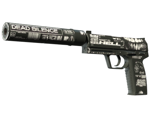 USP-S | Ticket to Hell — скин CS2, редкость Restricted
