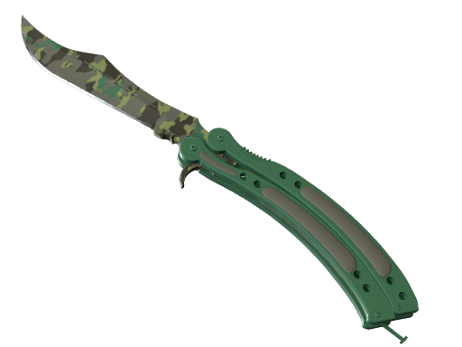 ★ StatTrak™ Butterfly Knife | Boreal Forest (Well-Worn) — CS2 skin image