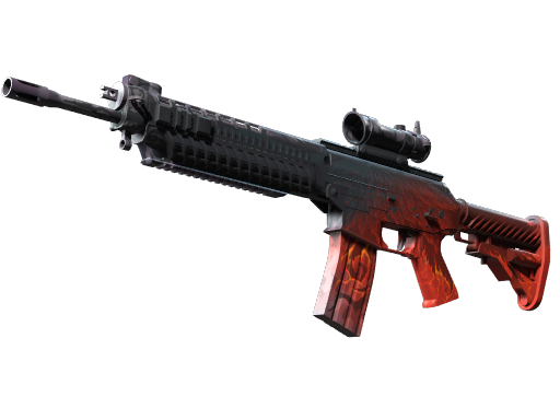 SG 553 | Darkwing — скин CS2, редкость Restricted