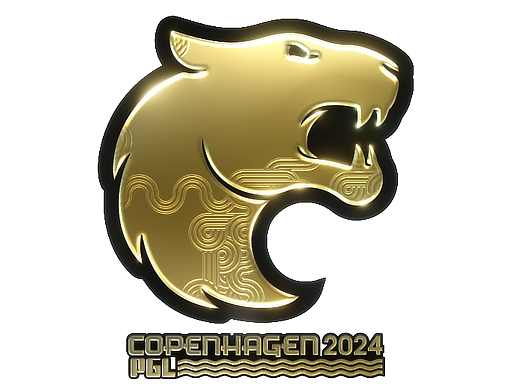 Sticker | FURIA (Gold) | Copenhagen 2024 — CS2 skin image, Extraordinary rarity