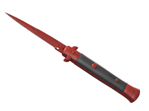 ★ StatTrak™ Stiletto Knife | Crimson Web (Factory New) — CS2 skin image