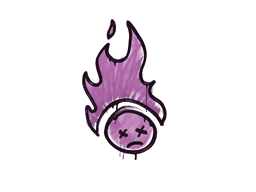 Sealed Graffiti | Toasted (Bazooka Pink) — CS2 skin image, Base Grade rarity