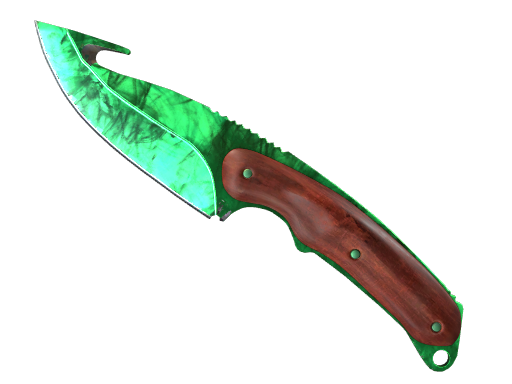 ★ Gut Knife | Gamma Doppler Emerald (Minimal Wear) — CS2 skin image, Covert rarity