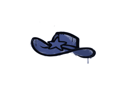 Sealed Graffiti | Sheriff (SWAT Blue) — CS2 skin image, Base Grade rarity
