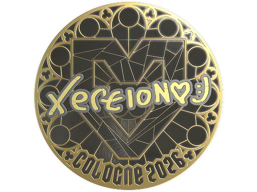 Sticker | xertioN (Gold) | Cologne 2026 — CS2 skin image, Extraordinary rarity