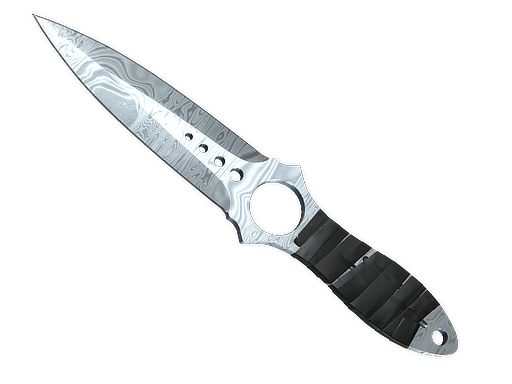 ★ StatTrak™ Skeleton Knife | Damascus Steel (Battle-Scarred) — CS2 skin image