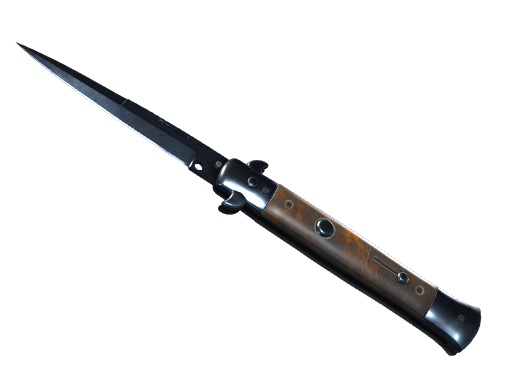 ★ Stiletto Knife | Blue Steel (Factory New) — изображение скина CS2, редкость Covert