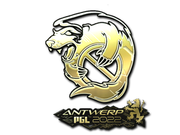 Sticker | Outsiders (Gold) | Antwerp 2022 — CS2 skin image, Extraordinary rarity